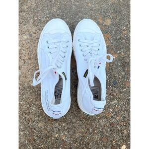 Palladium 77014-FP Heritage FR White Canvas Low Top Sneakers Mens 8 Womens 9.5
